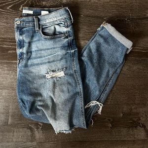 High Rise Boyfriend Jeans